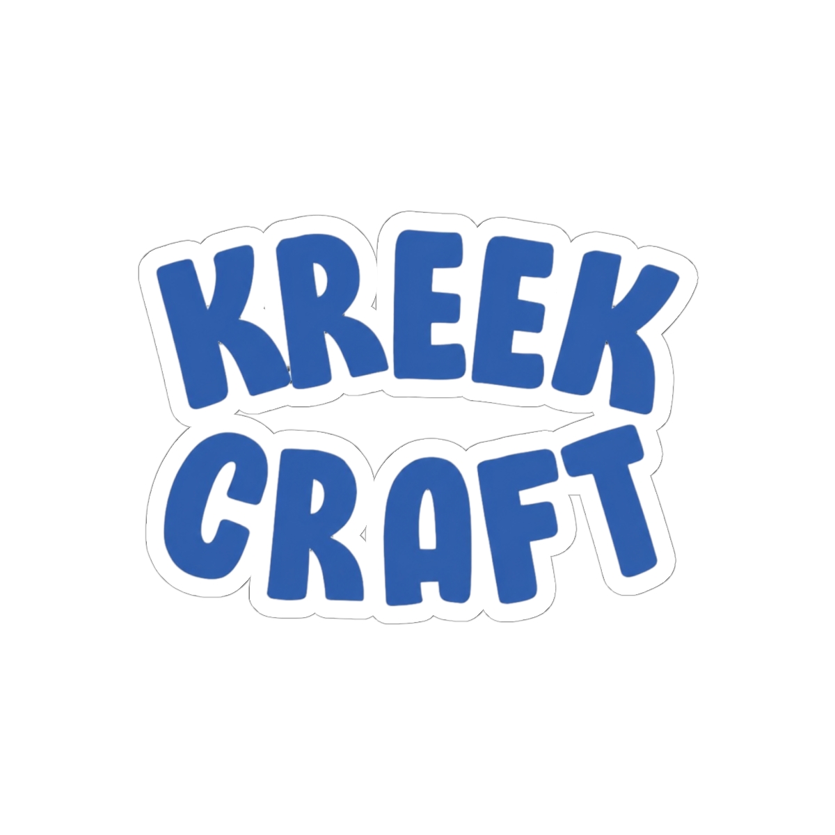Creek Kids Adventure Kraft Sticker | Cute Whimsical Vinyl Decal