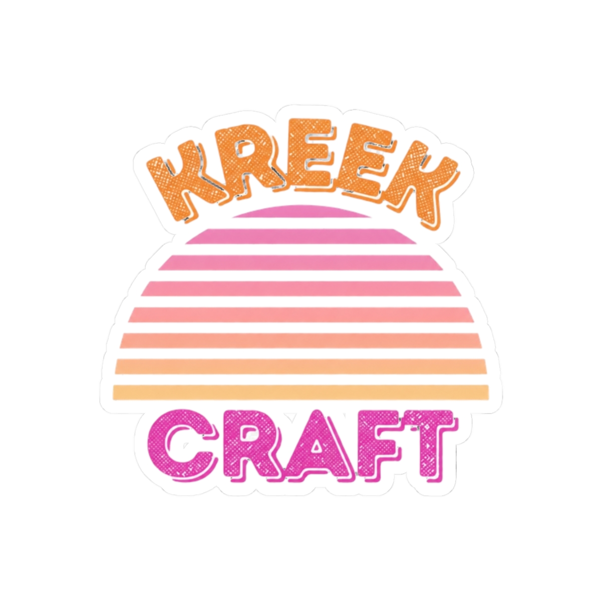 Kreek Craft Roblox Bold Emblem Sticker | Fan Vinyl Decal - alternate angle 3, merchandise