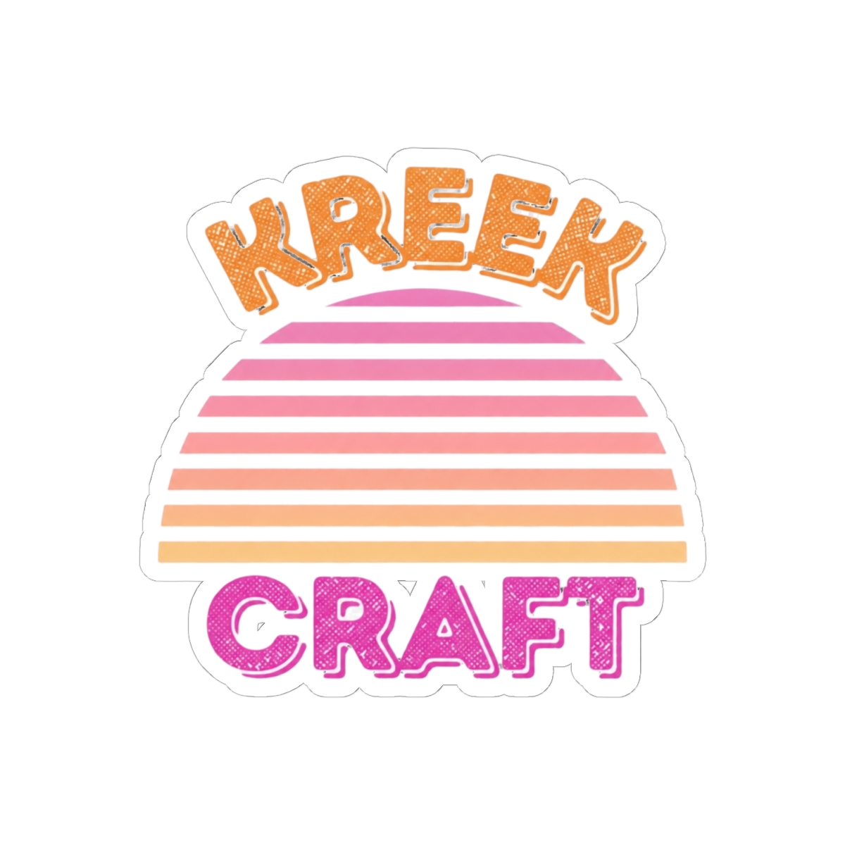 Kreek Craft Roblox Bold Emblem Sticker | Fan Vinyl Decal - alternate angle 1, merchandise