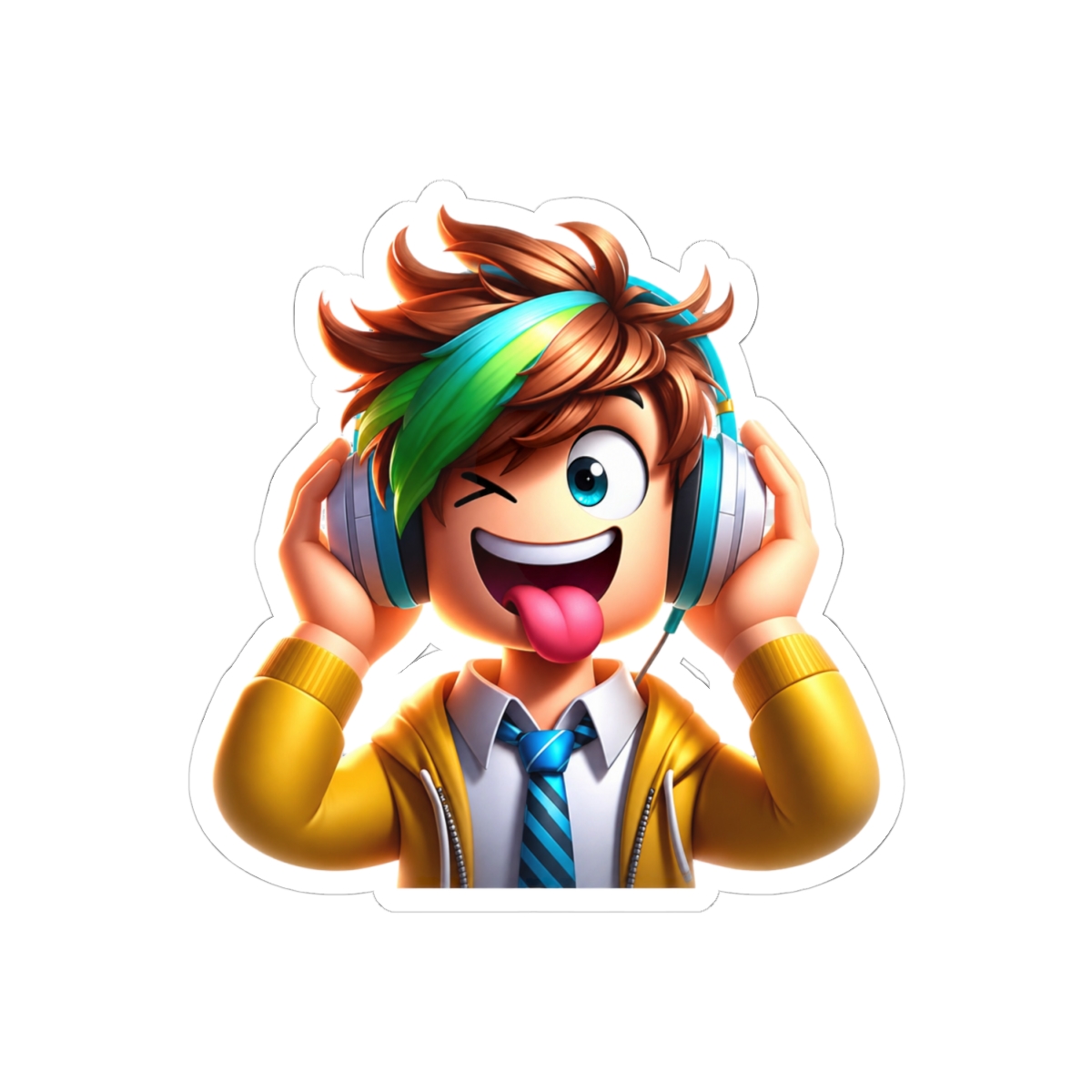 Colorful Kreekcraftes Sticker | Vibrant Playful Vinyl Decal - alternate angle 1, merchandise