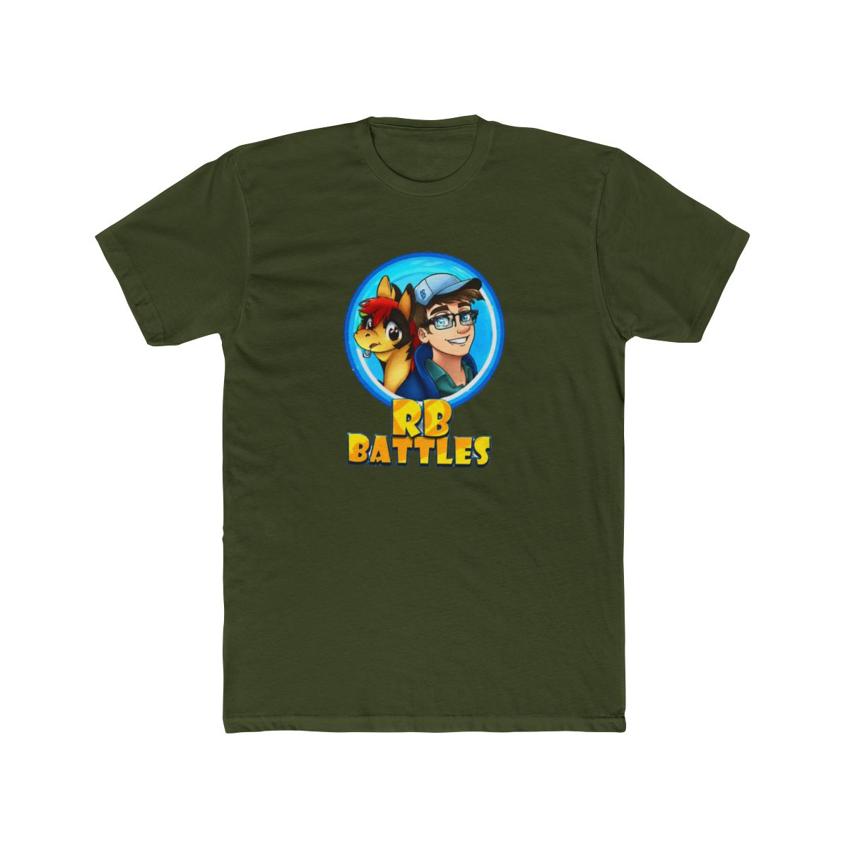 KreekCraft RB Battles Graphic T Shirt - Roblox Gamer Gift - alternate angle 4, merchandise