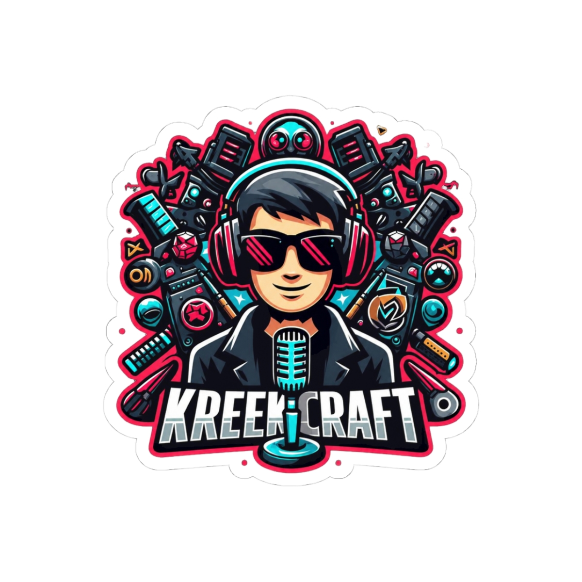 Kreekcraftes Sticker | Cute Roblox Mascot Vinyl Decal