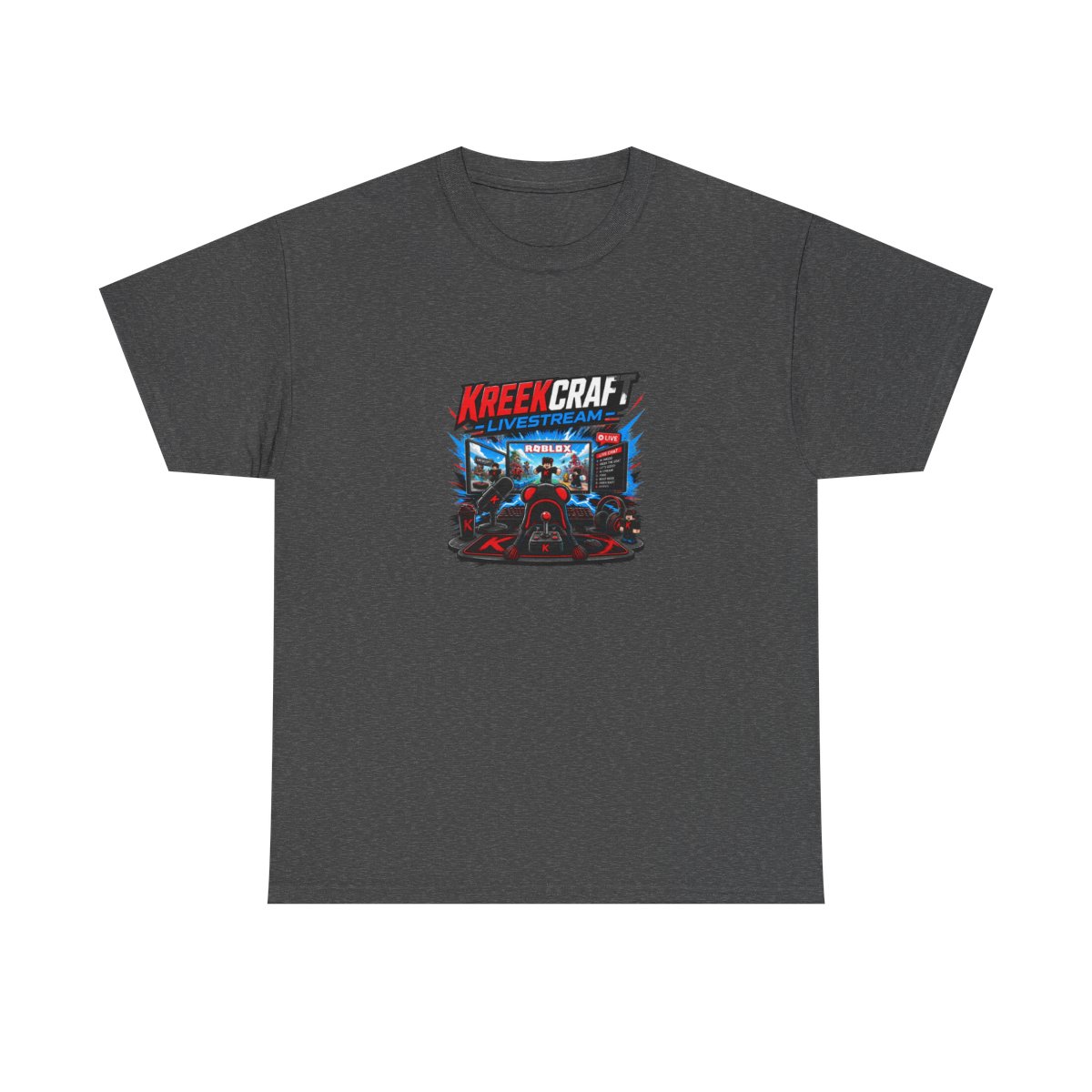 KreekCraft "KreekCraft Livestream" Unisex Tee - Official t-shirts merchandise