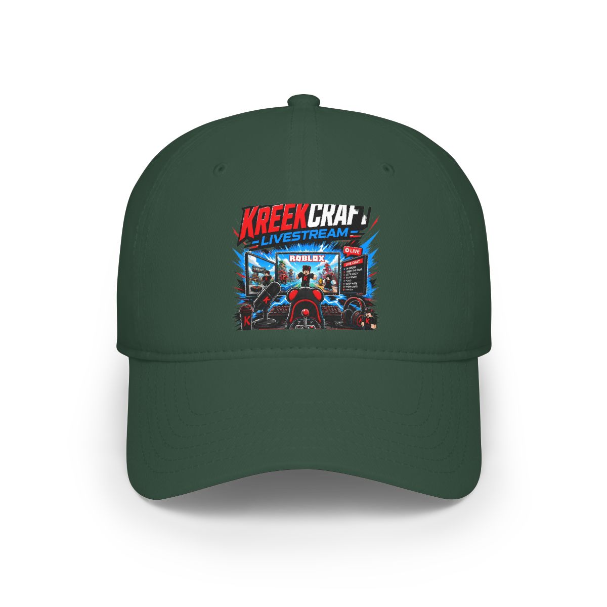 KreekCraft "KreekCraft Livestream" Hat - alternate angle 4, merchandise