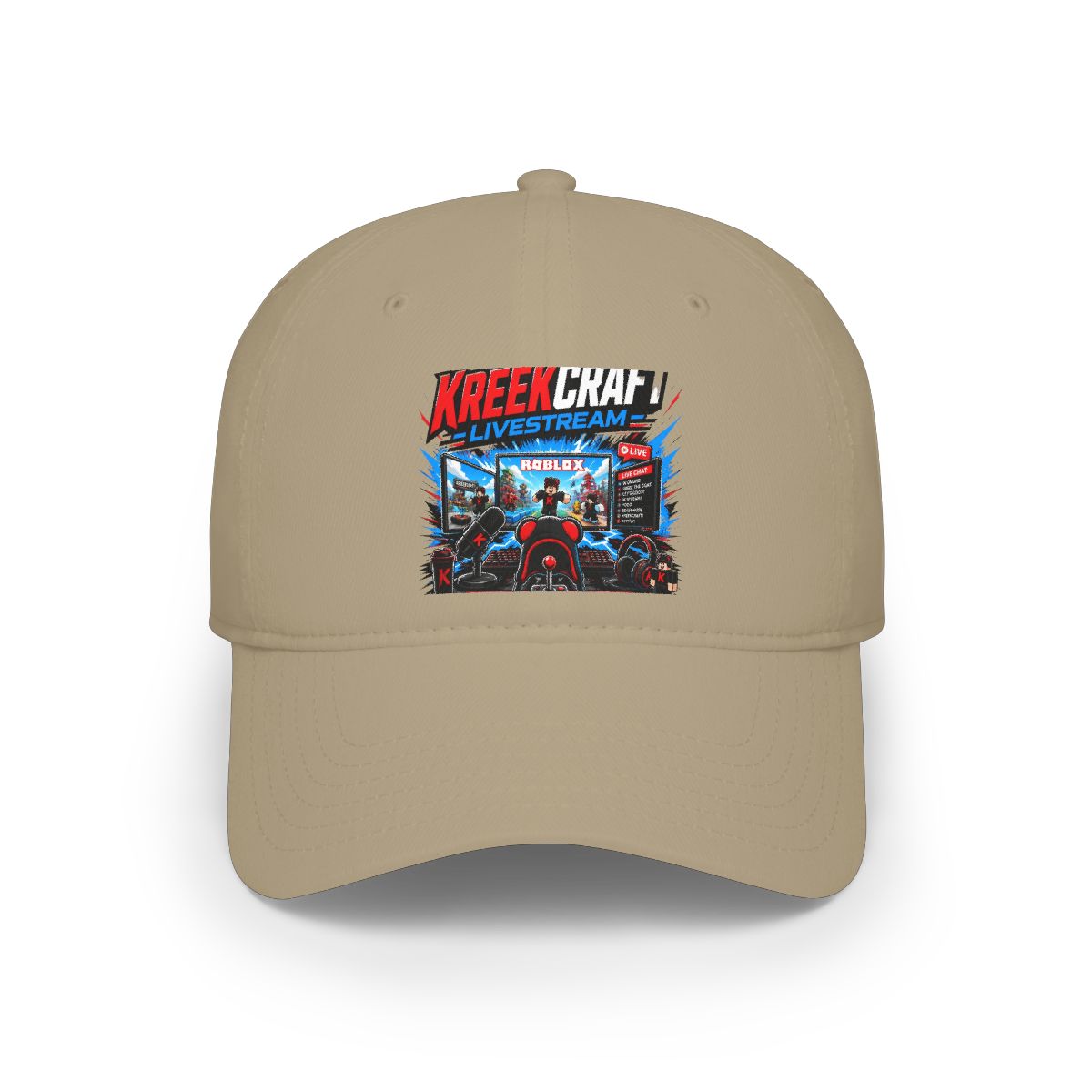 KreekCraft "KreekCraft Livestream" Hat - alternate angle 3, merchandise
