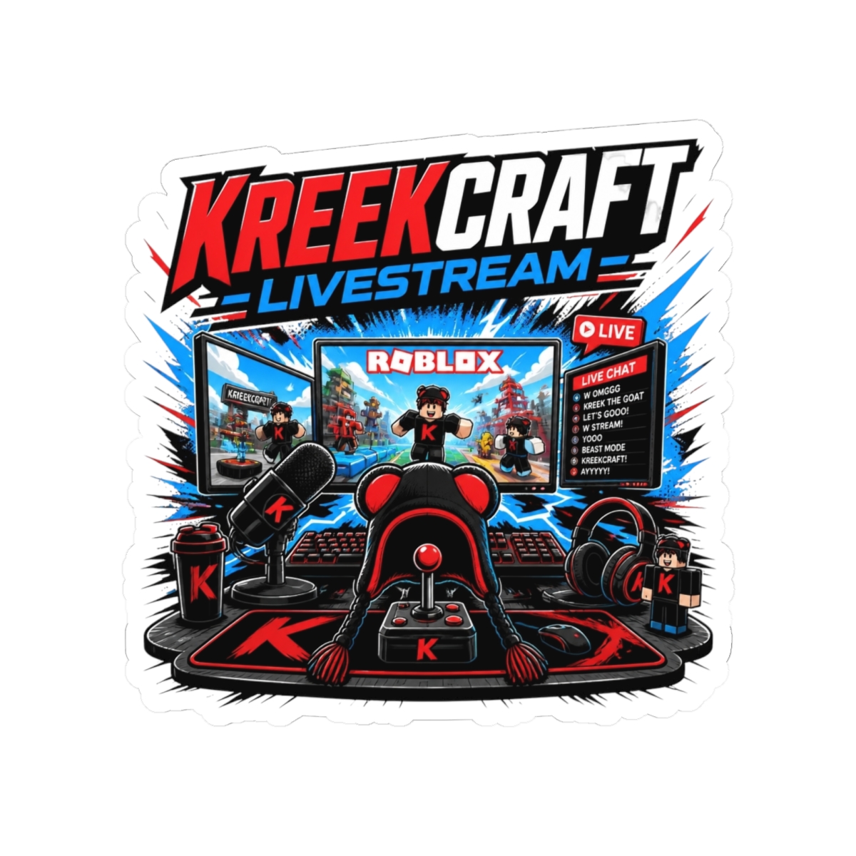 KreekCraft "KreekCraft Livestream" Sticker